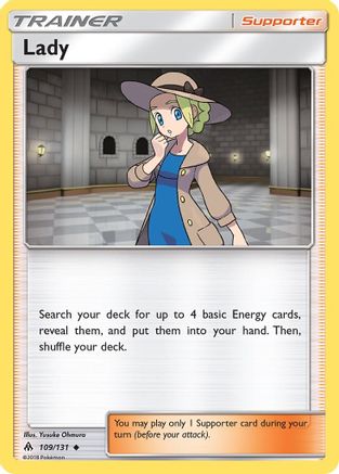 SM Forbidden Light 109/131 Lady - Uncommon