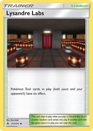 SM Forbidden Light 111/131 Lysandre Labs - Reverse Holofoil - Uncommon