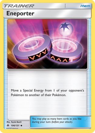 SM Forbidden Light 106/131 Eneporter - Reverse Holofoil - Uncommon
