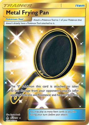 SM Forbidden Light 144 Metal Frying Pan (Secret) - Holofoil - Secret Rare