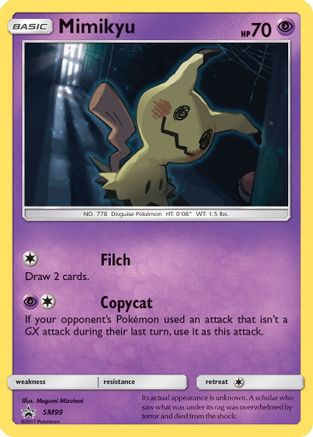 SM Promos SM99 Mimikyu - Holofoil - Promo