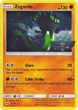 Miscellaneous Cards & Products 072/131 Zygarde - Holofoil - Promo
