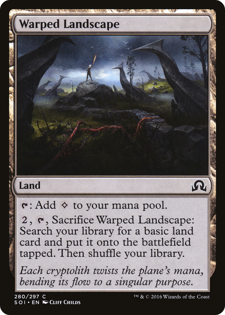 Shadows over Innistrad - (SOI-280) - Warped Landscape