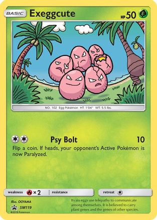 SM Promos SM119 Exeggcute - Holofoil - Promo