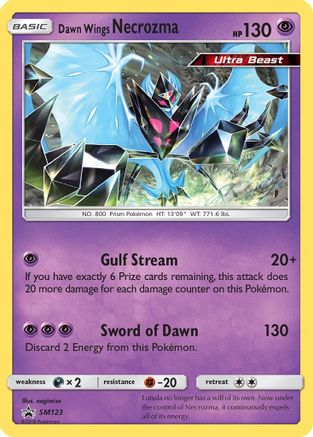 SM Promos SM123 Dawn Wings Necrozma - Holofoil - Promo