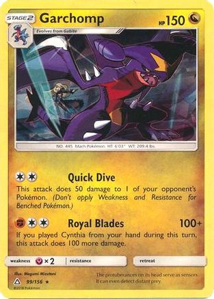 Deck Exclusives 099/156 Garchomp - Holofoil - Rare