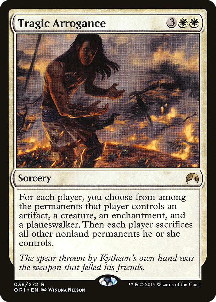 Magic Origins - (ORI-038) - Tragic Arrogance