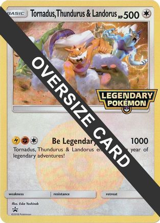 Jumbo Cards Tornadus, Thundurus & Landorus (Forces of Nature Promo) - Holofoil - Promo