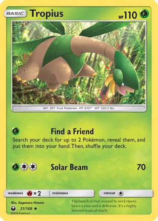 SM Celestial Storm 021 Tropius - Uncommon