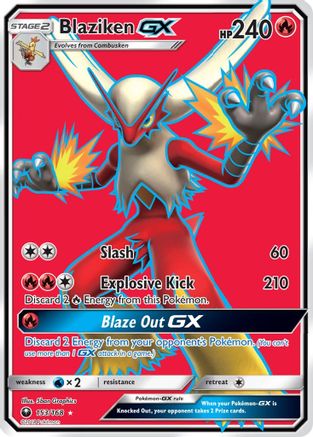 SM Celestial Storm 153 Blaziken GX (Full Art) - Holofoil - Ultra Rare