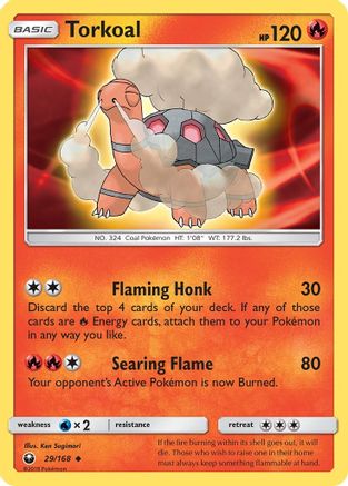 SM Celestial Storm 029 Torkoal - Reverse Holofoil - Uncommon