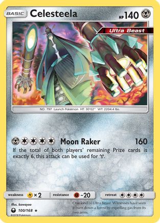 SM Celestial Storm 100 Celesteela - Holofoil - Holo Rare