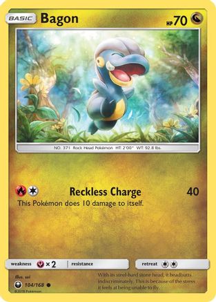 SM Celestial Storm 104 Bagon (104) - Reverse Holofoil - Common