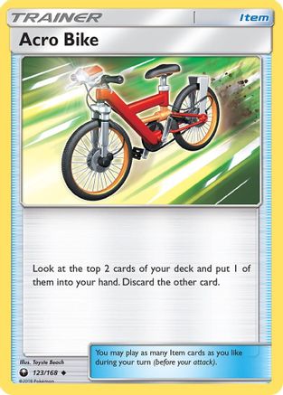 SM Celestial Storm 123/168 Acro Bike - Reverse Holofoil - Uncommon