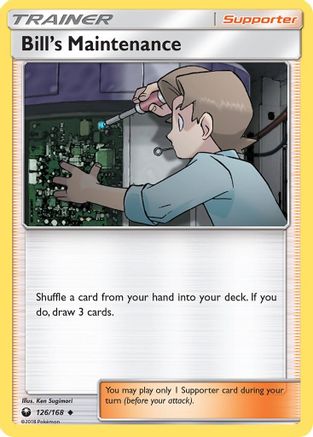 SM Celestial Storm 126/168 Bill's Maintenance - Uncommon
