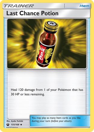 SM Celestial Storm 135/168 Last Chance Potion - Uncommon