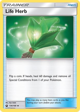 SM Celestial Storm 136 Life Herb - Reverse Holofoil - Uncommon