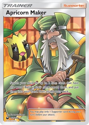 SM Celestial Storm 161 Apricorn Maker (Full Art) - Holofoil - Ultra Rare
