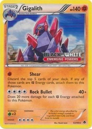 Black and White Promos 053/98 Gigalith - Holofoil - Promo