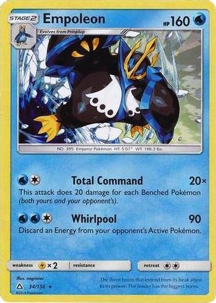 Deck Exclusives 034/156 Empoleon - Holofoil - Rare