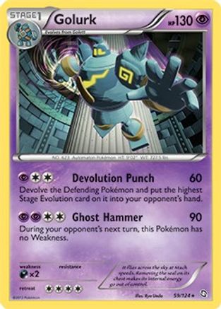 Deck Exclusives 059/124 Golurk - Rare