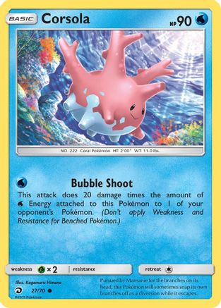 Dragon Majesty 027/70 Corsola - Common