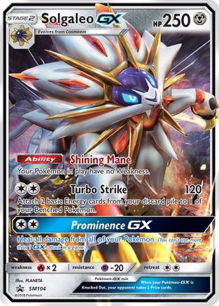 SM Promos SM104 Solgaleo GX - Holofoil - Promo