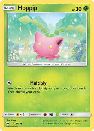 SM Lost Thunder 011/214 Hoppip (11) - Common