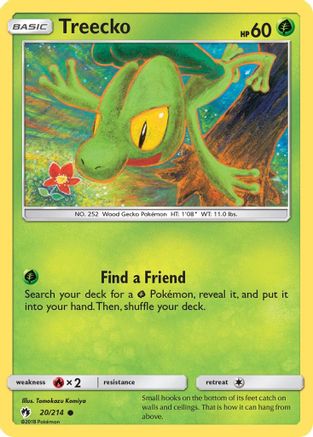 SM Lost Thunder 020/214 Treecko - Common