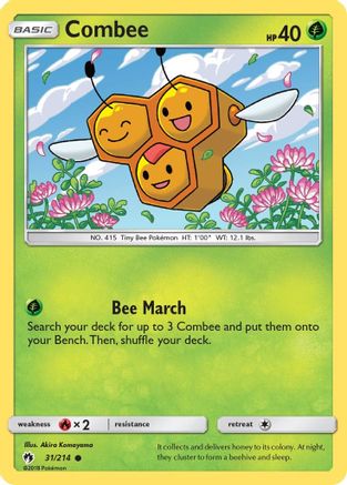 SM Lost Thunder 031/214 Combee - Common