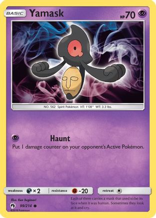 SM Lost Thunder 099/214 Yamask - Common