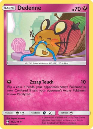 SM Lost Thunder 142/214 Dedenne (142) - Uncommon