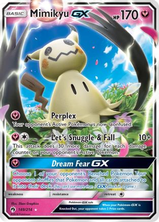 SM Lost Thunder 149/214 Mimikyu GX - Holofoil - Ultra Rare
