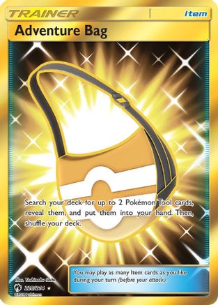 SM Lost Thunder 228 Adventure Bag (Secret) - Holofoil - Secret Rare