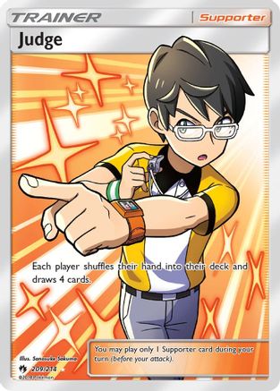 SM Lost Thunder 209 Judge (Full Art) - Holofoil - Ultra Rare