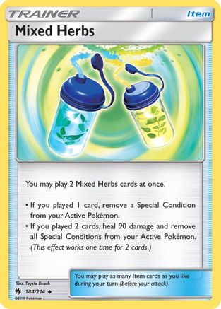 SM Lost Thunder 184/214 Mixed Herbs - Uncommon