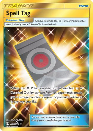 SM Lost Thunder 235 Spell Tag (Secret) - Holofoil - Secret Rare