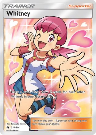 SM Lost Thunder 214 Whitney (Full Art) - Holofoil - Ultra Rare