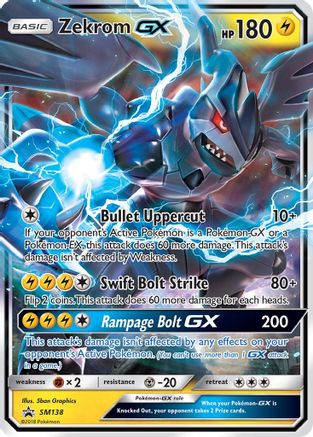 SM Promos SM138 Zekrom GX - Holofoil - Promo