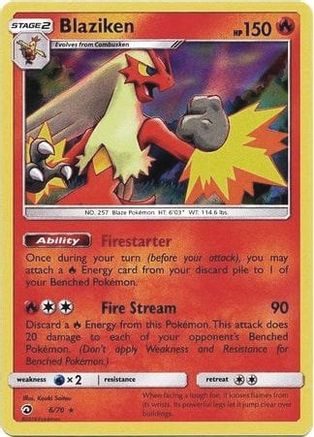 Deck Exclusives 006/070 Blaziken - Rare