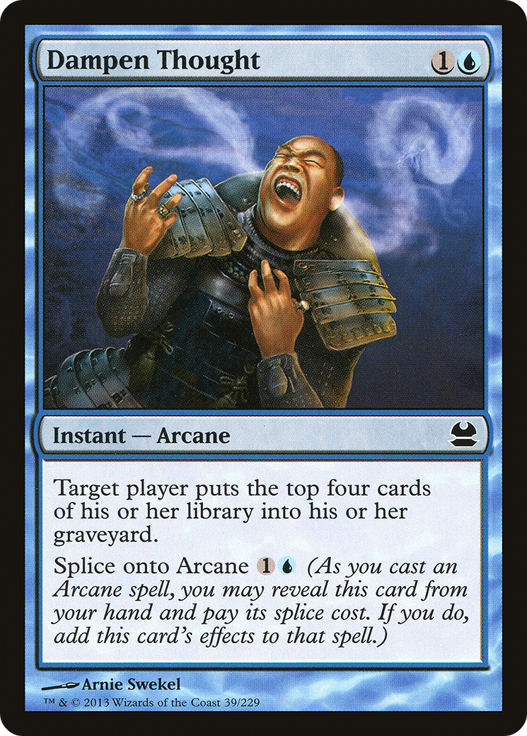 Modern Masters - (MMA-039) - Dampen Thought Foil