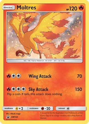 SM Promos SM143 Moltres - Holofoil - Promo