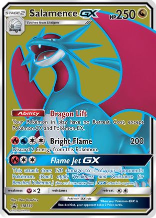 SM Promos SM139 Salamence GX - Holofoil - Promo