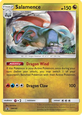 SM Promos SM140 Salamence - Holofoil - Promo