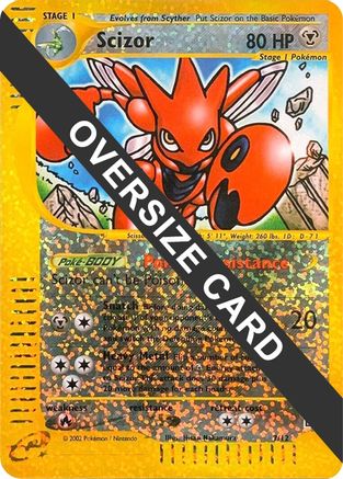 Jumbo Cards /12 Scizor - 7/12 - Reverse Holofoil - Promo