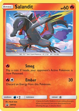 SM Promos SM154 Salandit - Holofoil - Promo