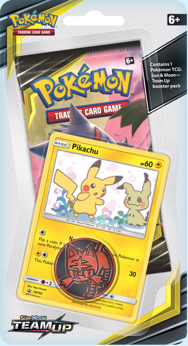 Pokemon Sun & Moon - SM09 - Team Up Checklane Blister Pack (Pikachu)