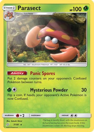 SM Team Up 007 Parasect - Rare