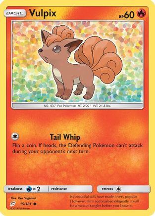 SM Team Up 015/181 Vulpix - Reverse Holofoil - Common