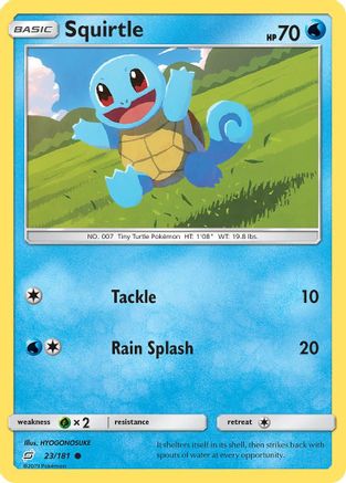 SM Team Up 023/181 Squirtle (23) - Reverse Holofoil - Common